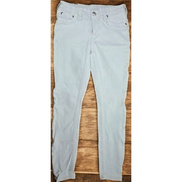 True Religion World Tour Womens White Skinny Jeans 28x28 - Picture 1 of 11